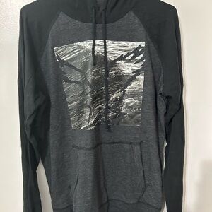Men's Black Graphic Hoodie
